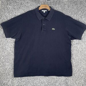 Lacoste Polo Shirt Men's Size 7 (XXL) Classic Fit Short Sleeve Preppy Golf Blue